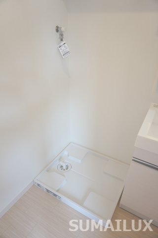 熊本市中央区黒髪１丁目のアパートの洗面所