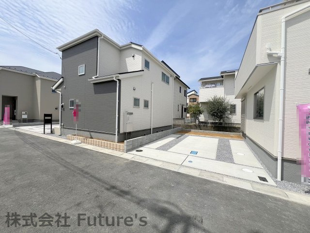 三郷市番匠免1丁目　新築戸建　全12棟　6号棟の外観|現地の写真になります。