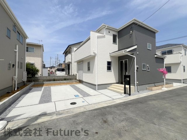 三郷市番匠免1丁目　新築戸建　全12棟　6号棟の外観|現地の写真になります。