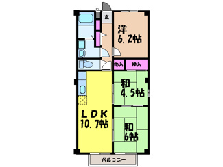 【間取り】 | フォブールくぼた