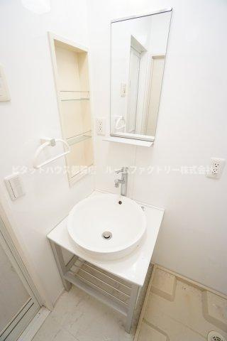 【独立洗面台】 | グリーンコート貝塚３号館 | ※同物件、同タイプのお部屋です