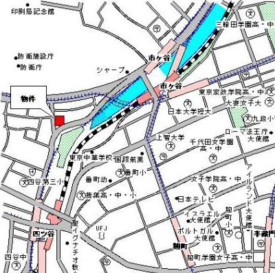 アトラス四谷レジデンスの地図|地図
