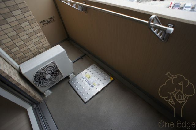 エスライズ梅田東のバルコニー