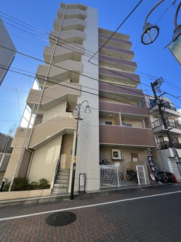 レジオス文京白山の外観|裏通り