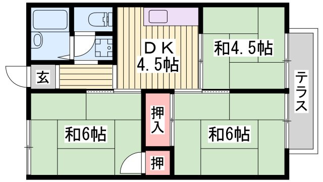 パークハイツ山手の間取り