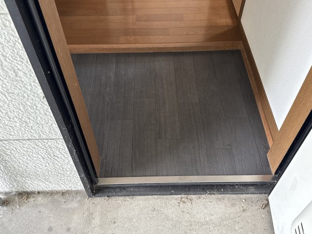 グリーンハイツの玄関
