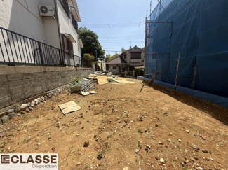 【前面道路含む現地写真】 | 宇治市木幡平尾　2区画　D号地　売土地　建築条件付き