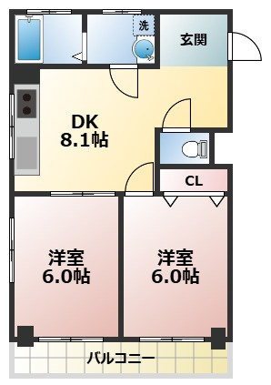 菅野マンションの間取り