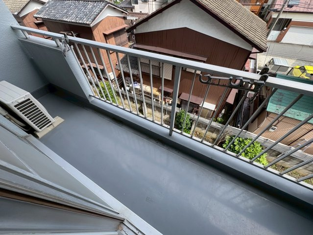 菅野マンションのバルコニー