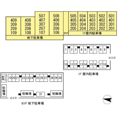 フジ・ヴェール法蓮寺山の区画図