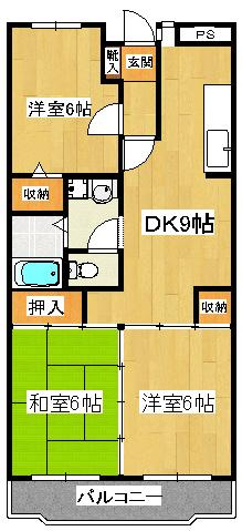 カームパークの間取り