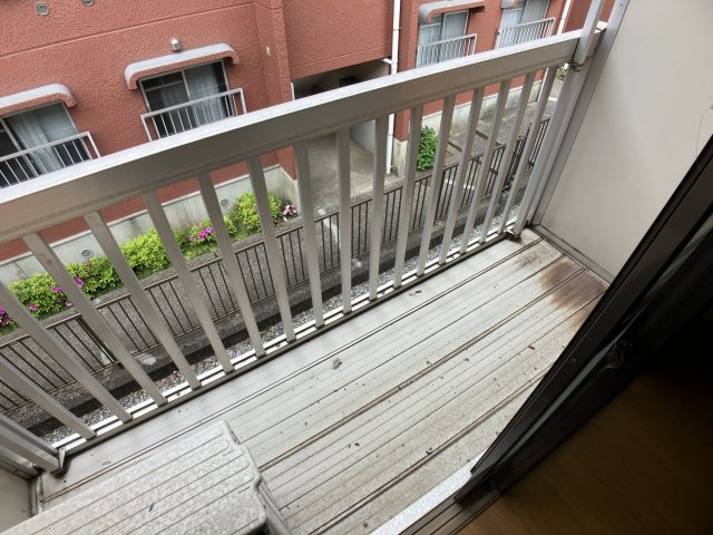 メゾン・タカツのバルコニー