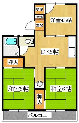 サンハイツⅠの間取り