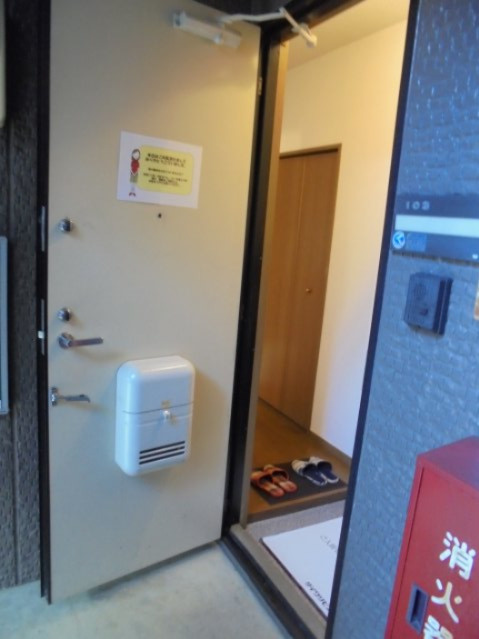 サニーコート田辺Ａの玄関