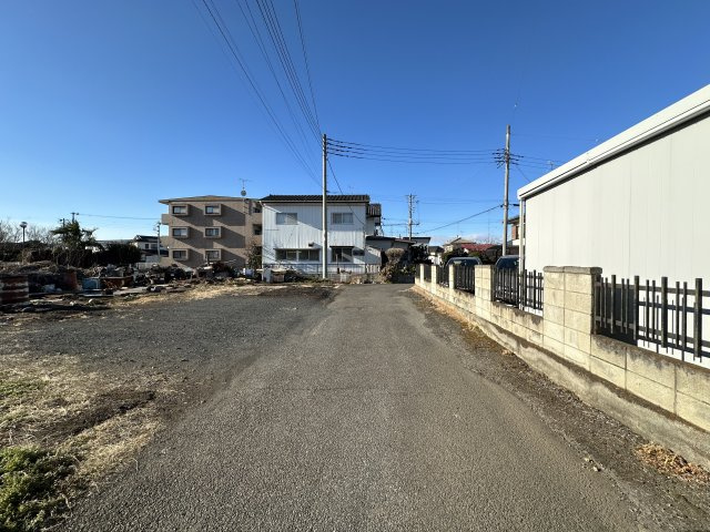 太田市高瀬町土地の前面道路含む現地写真