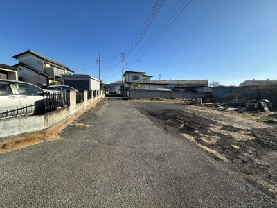 【前面道路含む現地写真】 | 太田市高瀬町土地
