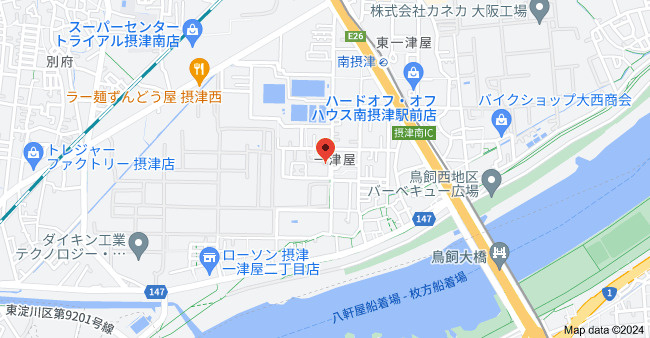 クリエオーレ一津屋Ⅰの地図