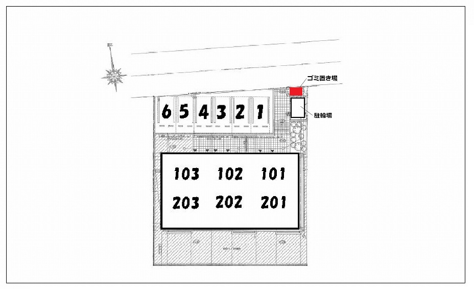 サニーガーデンの区画図