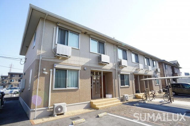 熊本市中央区平成１丁目のアパートの外観