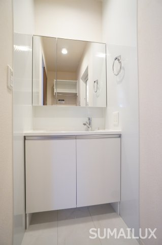 熊本市中央区平成１丁目のアパートの洗面所