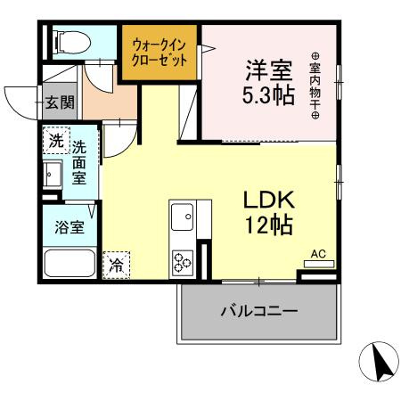 【間取り】 | Ｄ－ＲＯＯＭ清水新居Ⅱ