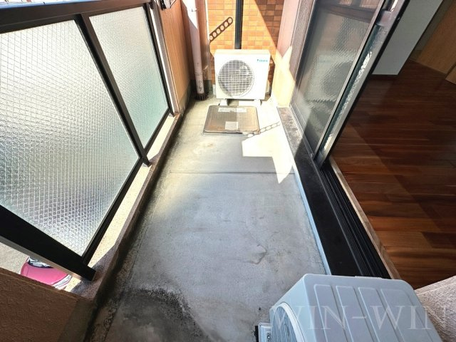 ユトリロキャッスルのバルコニー