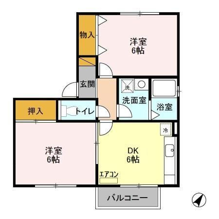 クレールフォンテの間取り