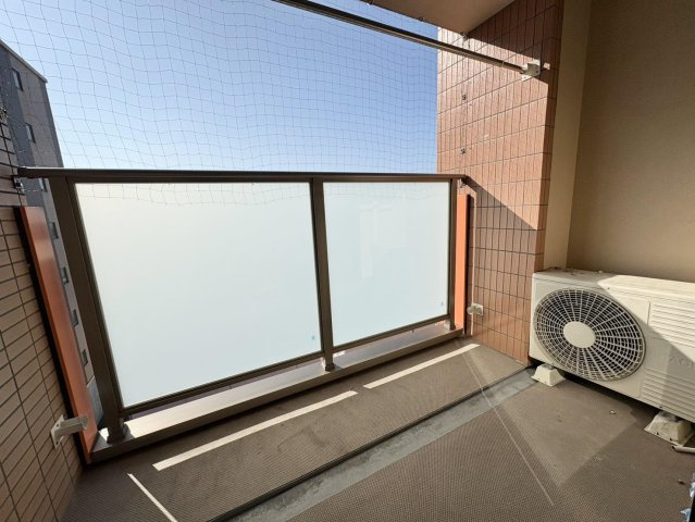 熊本市南区近見８丁目の賃貸マンションのバルコニー