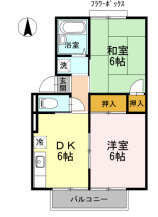 【間取り】 | サニーハイツフミA棟