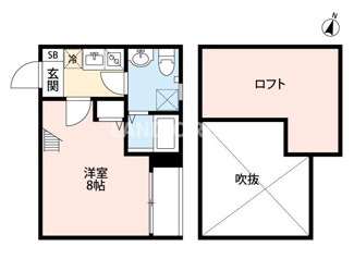 【間取り】 | ボナール箱崎駅東