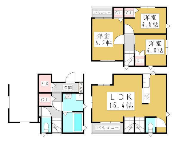 【間取り】 | Kolet川口中青木＃09