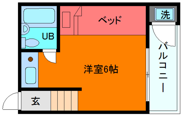 Dcourt六甲(旧:ドミトリー阪急六甲)の間取り
