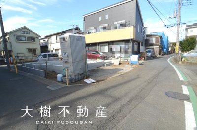 【前面道路含む現地写真】 | 海老名市上今泉１丁目　新築戸建て　全１棟　【仲介手数料無料】 | ※令和6年1月中旬に撮影