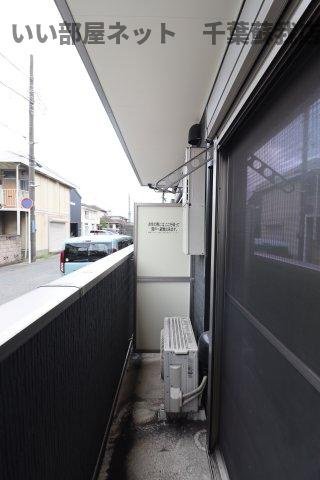 Ｓマリーナー蘇我のバルコニー|外からの目が気にならないバルコニーで洗濯物が干せます