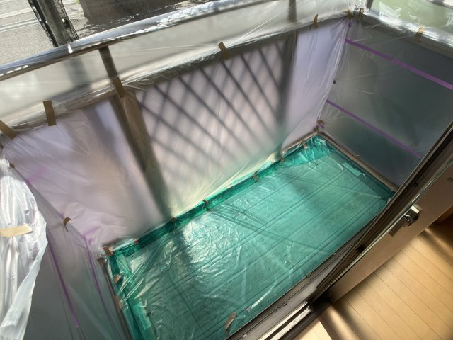 リヴェール市川Ｃ棟のバルコニー