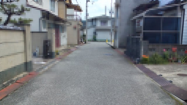 【前面道路含む現地写真】 | 姫路市保城／中古戸建