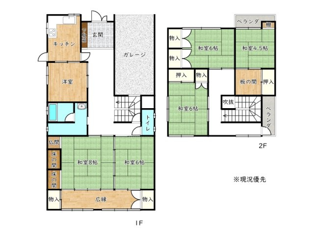 【間取り】 | 姫路市保城／中古戸建