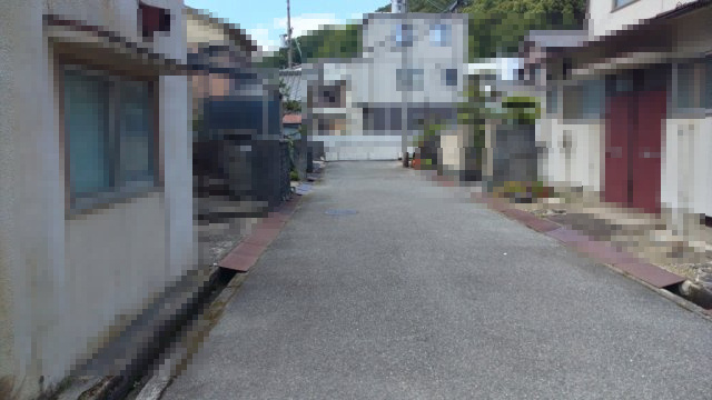 【前面道路含む現地写真】 | 姫路市保城／中古戸建