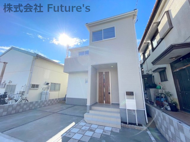 三郷市戸ケ崎1丁目　新築戸建　全1棟　1号棟の外観|2023年12月完成の新築戸建