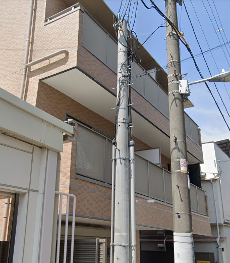 大阪市東淀川区柴島２丁目の賃貸マンションの外観