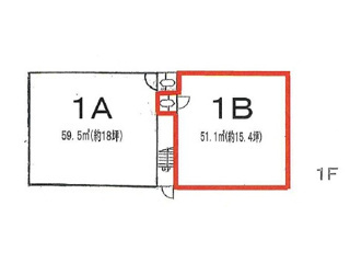 大津市真野４丁目の店舗事務所の区画図