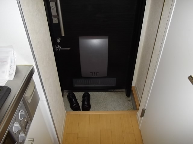 ルミエール二子の玄関