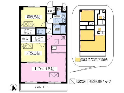 ルネス荒木一番館の間取り