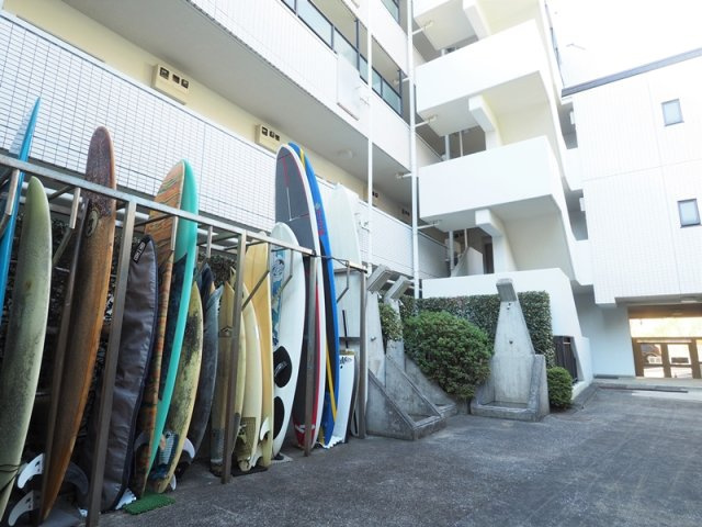 海見え！ライオンズマンション長者ヶ崎海岸海岸の設備|共用施設（サーフボード置き場）