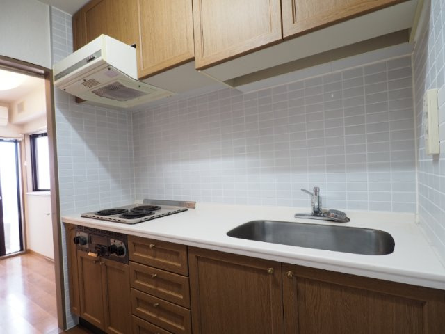 海見え！ライオンズマンション長者ヶ崎海岸海岸のキッチン