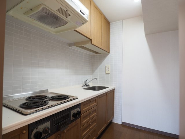 海見え！ライオンズマンション長者ヶ崎海岸海岸のキッチン