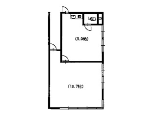 湖南市中央２丁目の事務所の間取り