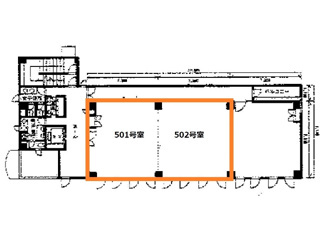 栗東市綣１丁目の事務所の間取り
