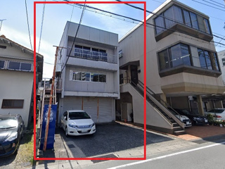 大津市打出浜の店舗事務所の外観|物件の外観です