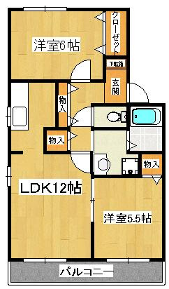 エントピアＡの間取り